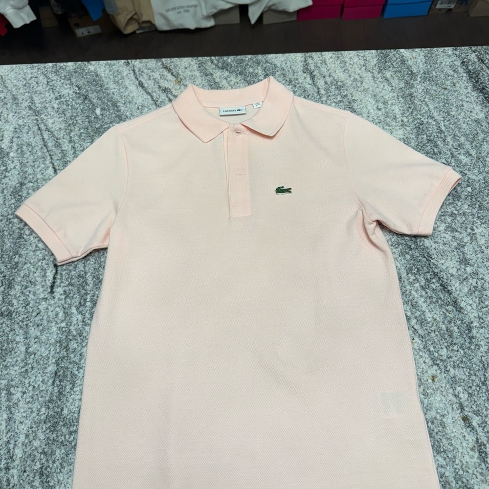 Lacoste Soft Pink Polo Shirt